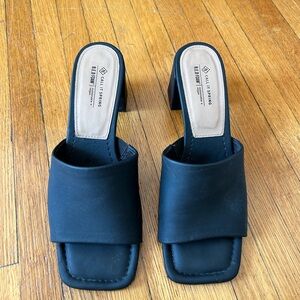 Call It Spring Black Heel Sandal